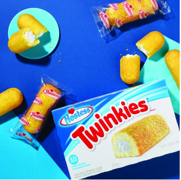 An open box of Twinkies
